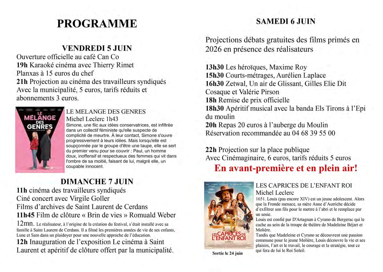 Affiche Carte Blanche Février 2025 - Haut-Vallespir